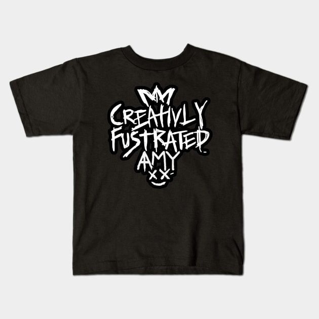 BAD AMY ''CREATIVLY FUSTRATED'' Kids T-Shirt by KVLI3N